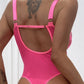Banded Garter Skull Lace Lingerie Teddy with Dark Romantic Detail