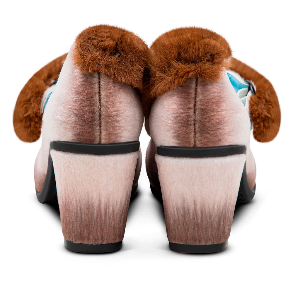 Mid Heels Siamese Cat Women's Mary Jane Pump