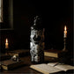 Occult Gothic Metal Water Bottle With Satanic Skull & Goat Design Twist-Off Cap -  - Water Bottle