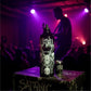 Occult Gothic Metal Water Bottle With Satanic Skull & Goat Design Twist-Off Cap -  - Water Bottle