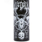 Occult Gothic Metal Water Bottle With Satanic Skull & Goat Design Twist-Off Cap -  - Water Bottle