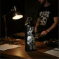 Occult Gothic Metal Water Bottle With Satanic Skull & Goat Design Twist-Off Cap -  - Water Bottle