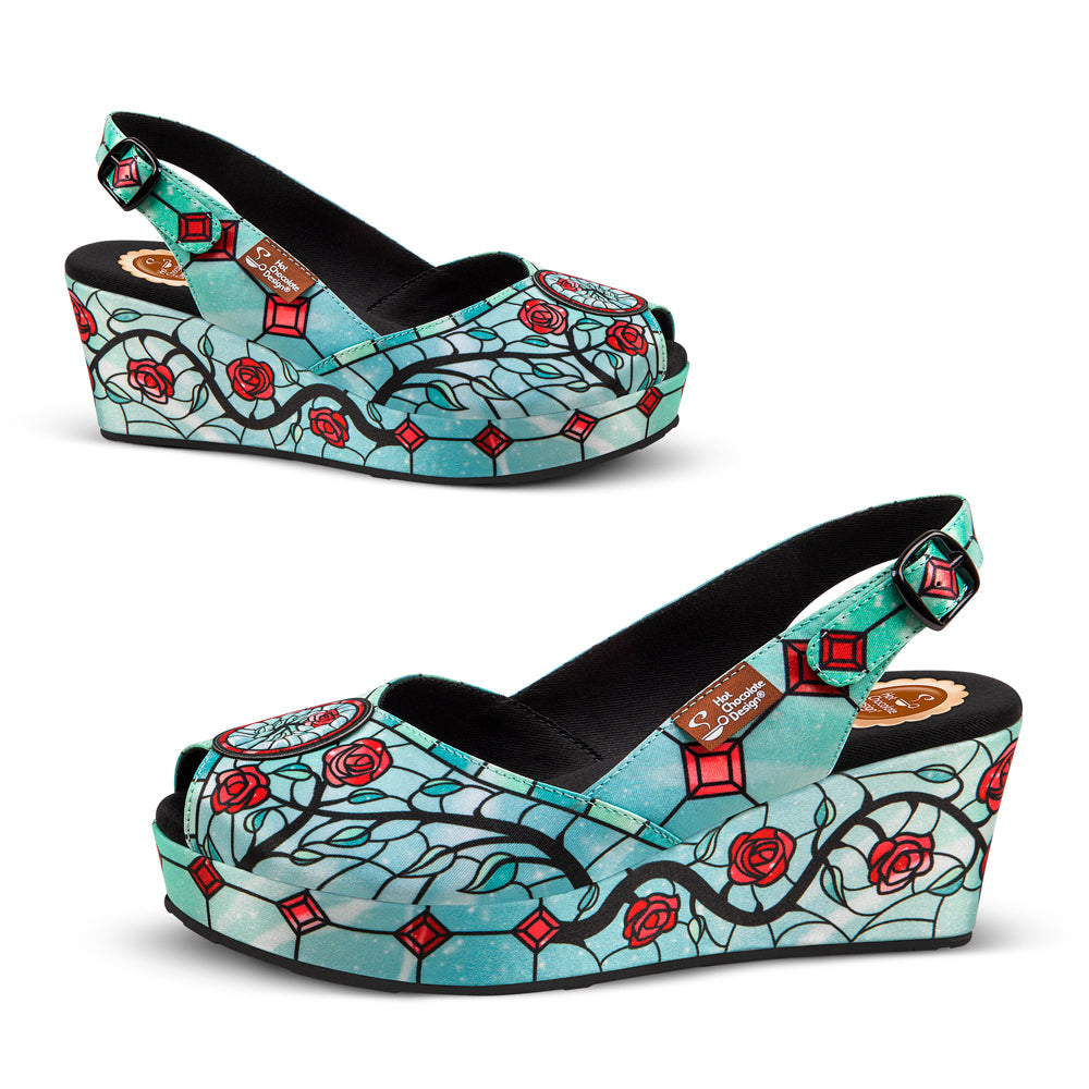 Stained Roses Women's Sandal