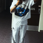 Smurf Oversized Crop Top - Super Max Heavyweight Streetwear Essential