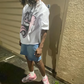 Ed Oversized Crop Top - Super Max Heavyweight Streetwear Essential