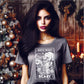 "Sorta Merry Sorta Scary" Spooky Holiday Tee - Unisex Shirt -  - Shirts