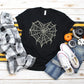Heart Spider Web Unisex Gothic Romance Tee