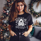 "Summoning the Holiday Spirit" Planchette Ouija Spooky Holiday Tee - Unisex Shirt -  - Shirts