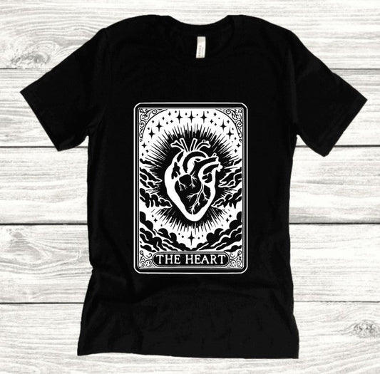 The Heart Tarot - Available in T-Shirt, Pullover, Hoodie, Tank or Long Sleeve -  - 