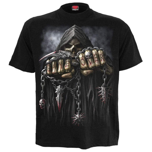 GAME OVER - T-Shirt Black -  - T-Shirts