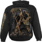 STEAMPUNK SKELETON Hoody Black - Gothic Steampunk Hoodie