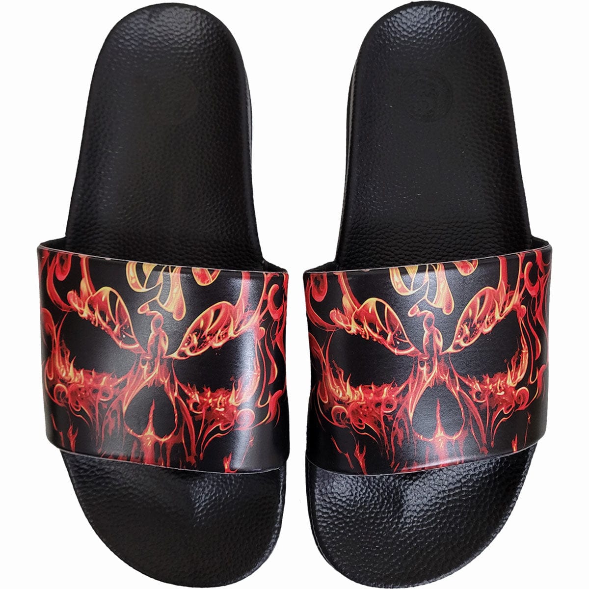 SKULL BLAST Slides Athletic Sandals - Gothic Skull Slides