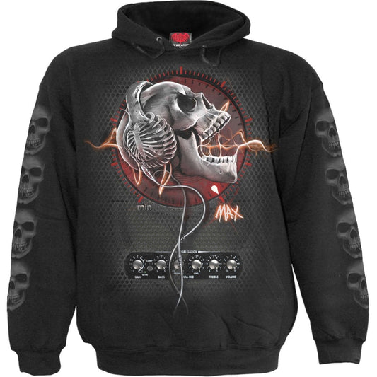 NEVER TOO LOUD - Kids Hoody Black -  - Hoodies