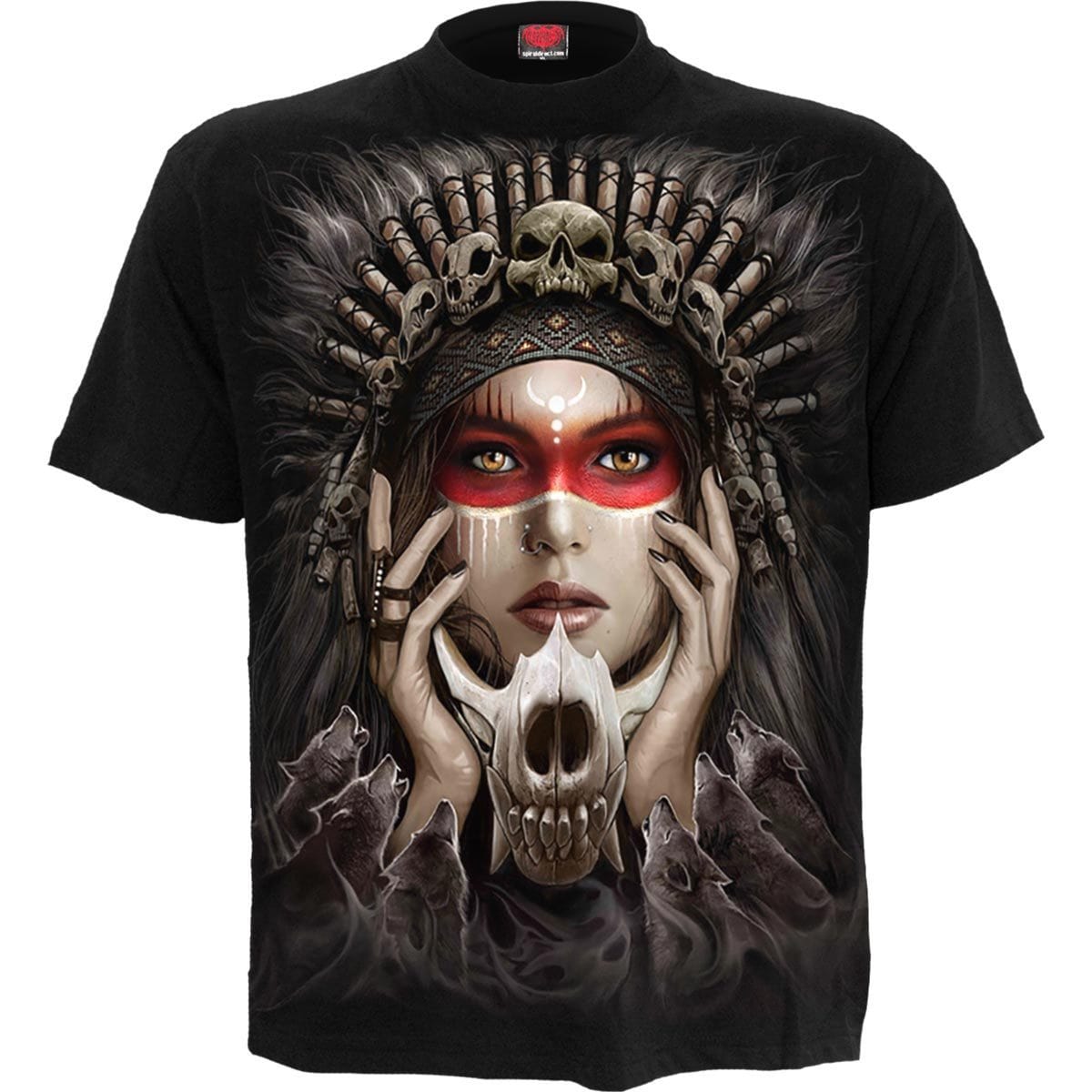 CRY OF THE WOLF - T-Shirt Black -  - T-Shirts