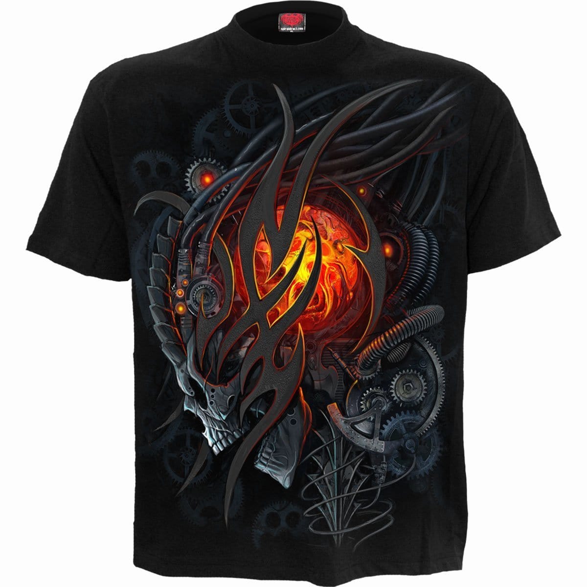 STEAMPUNK SKULL - T-Shirt Black -  - T-Shirts