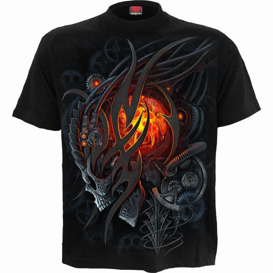 STEAMPUNK SKULL - T-Shirt Black -  - T-Shirts