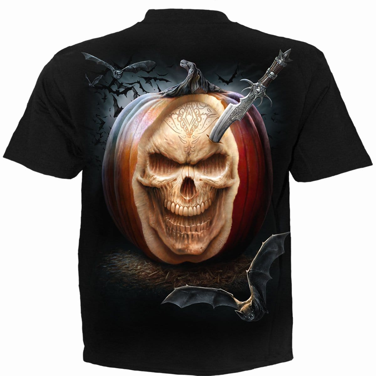 CARVING DEATH T-Shirt Black - Gothic Halloween T-Shirt