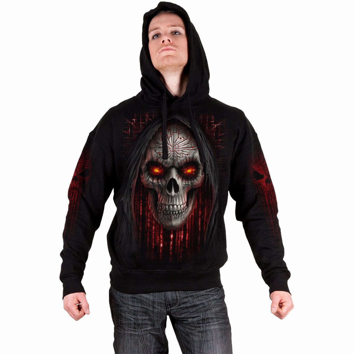 CYBER DEATH - Hoody Black -  - Hoodies