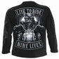 NINE LIVES - Longsleeve T-Shirt Black -  - T-Shirts - Long Sleeve