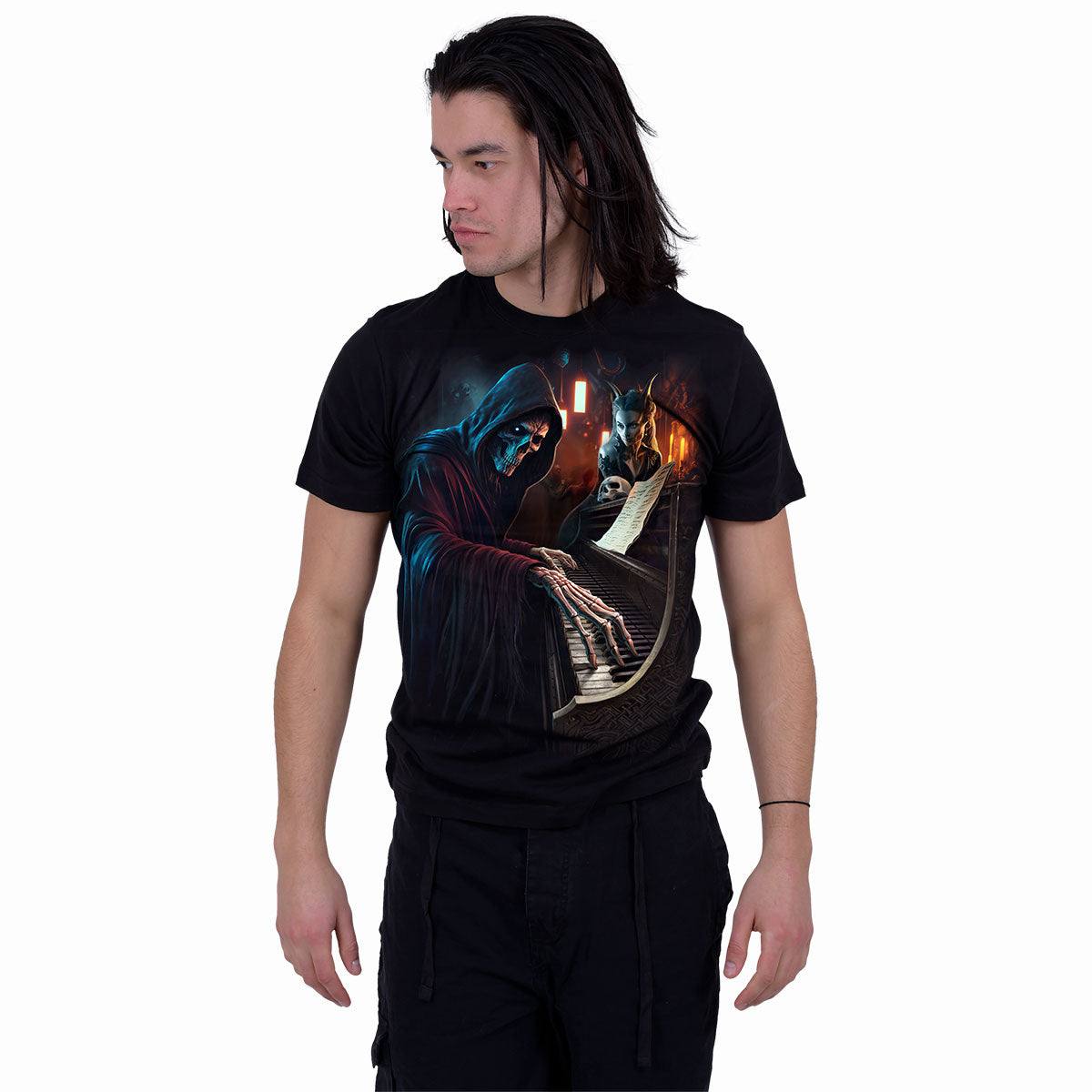 MIDNIGHT BLUES - T-Shirt Black -  - T-Shirts