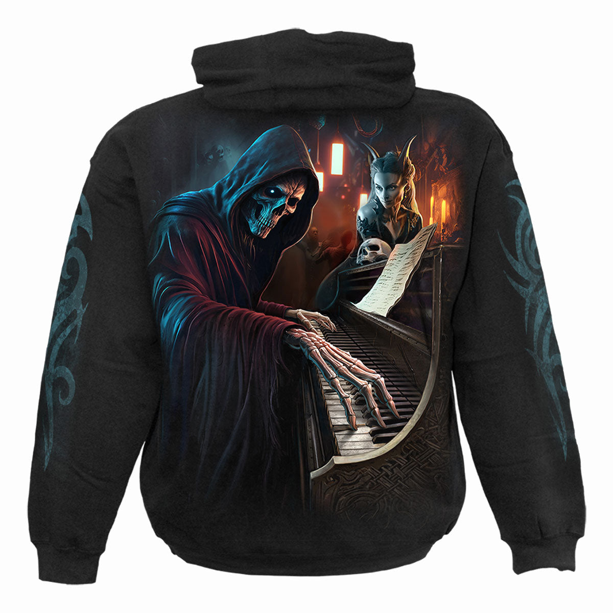 MIDNIGHT BLUES - Hoody Black -  - Hoodies