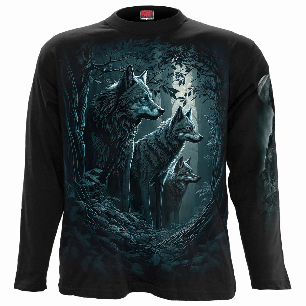 FOREST GUARDIANS - Longsleeve T-Shirt Black -  - T-Shirts - Long Sleeve