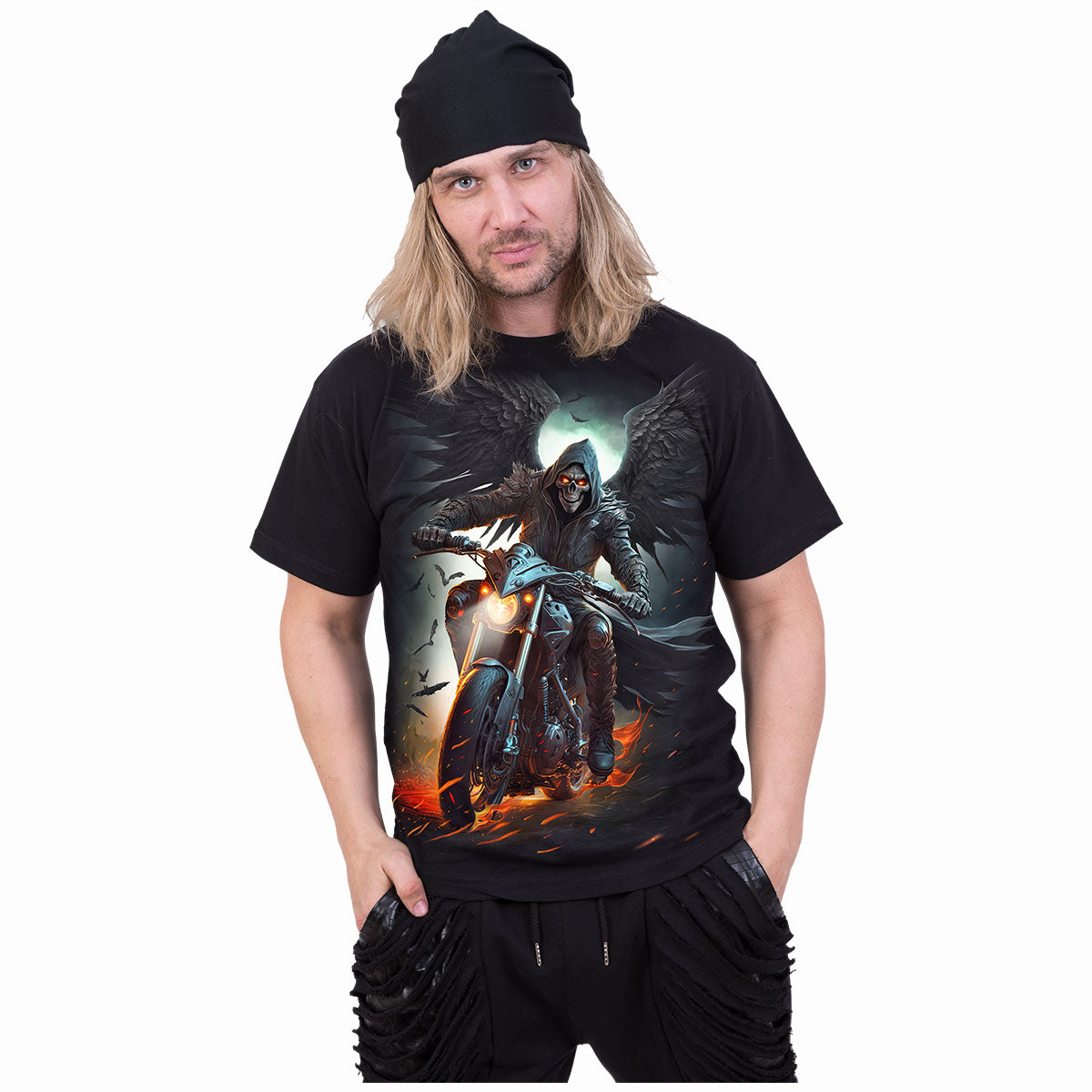 NIGHT RIDER - T-Shirt Black -  - T-Shirts