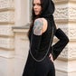 Killstar Dario Argento Opera Cold Shoulder Crop Hoodie Eyes Graphic Goth Top M