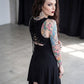 Killstar Invocation Spirit Grim Reaper Lace Up Hanky Hem Tank Tunic Dress XL