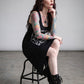 Killstar Invocation Spirit Grim Reaper Lace Up Hanky Hem Tank Tunic Dress XL
