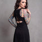Killstar Invocation Spirit Grim Reaper Lace Up Hanky Hem Tank Tunic Dress XL