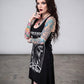 Killstar Invocation Spirit Grim Reaper Lace Up Hanky Hem Tank Tunic Dress XL