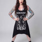 Killstar Invocation Spirit Grim Reaper Lace Up Hanky Hem Tank Tunic Dress XL