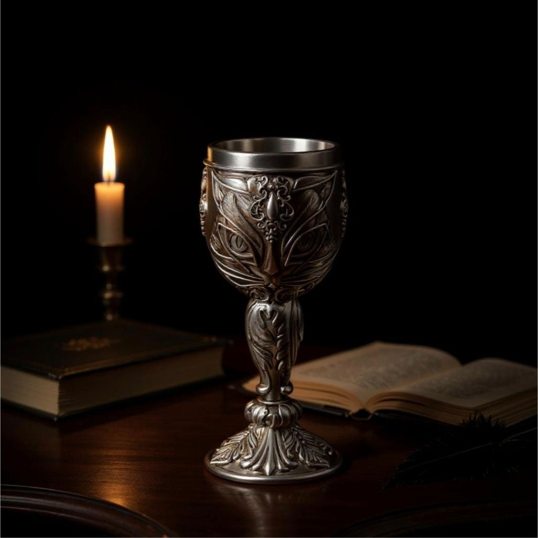 レア Alchemy Gothic ゴブレット 聖杯 インテリア NEW Alchemy Gothic | Sacred Cat Goblet – A Gothic Universe