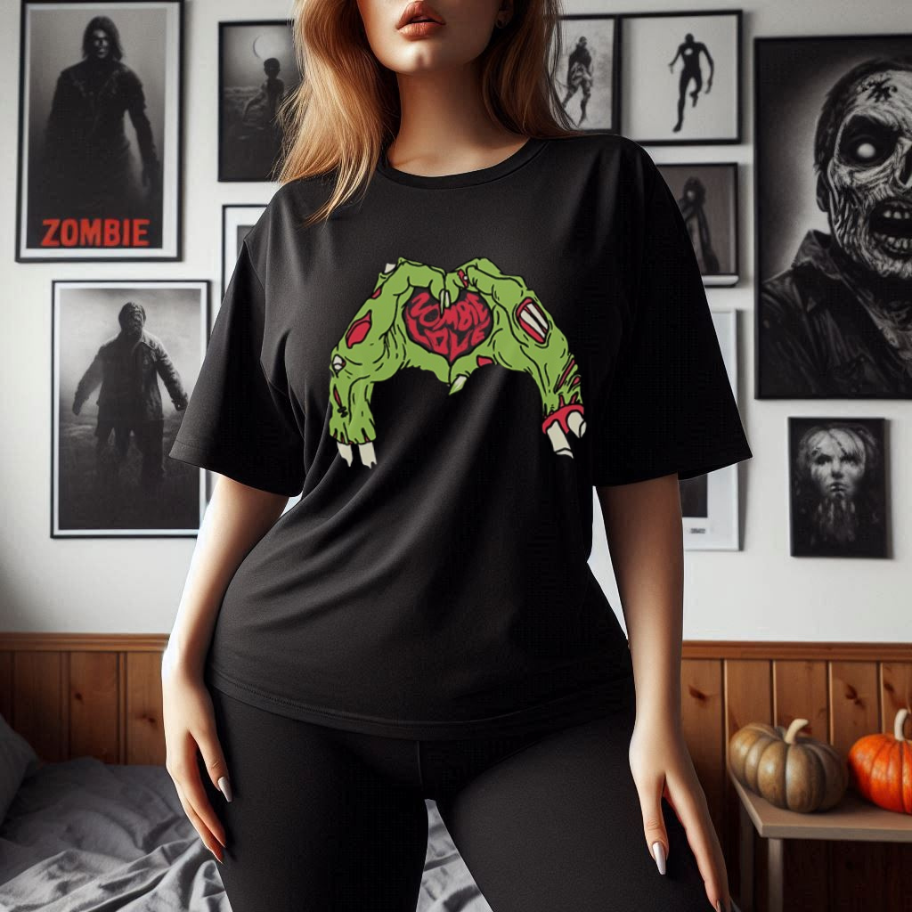 Zombie Love Top - Unisex Halloween Shirt for Undead Romance