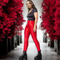 Disco Obskura Scarlet High-Waist Stretch Jeans W/ Pentagram Zipper XL -  - Jeans