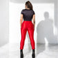 Disco Obskura Scarlet High-Waist Stretch Jeans W/ Pentagram Zipper XL -  - Jeans