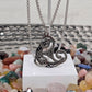 Norse Viking Raven Triskele Necklace Stainless Steel Odin Knot Pendant 20"