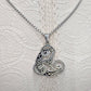 Norse Viking Raven Triskele Necklace Stainless Steel Odin Knot Pendant 20"