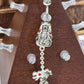 Painful Pleasures Dragon Dangle Navel Ring in 14G Surgical Steel with Red Gems