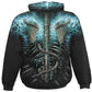FLAMING SPINE - Allover Hoody Black -  - Hoodies