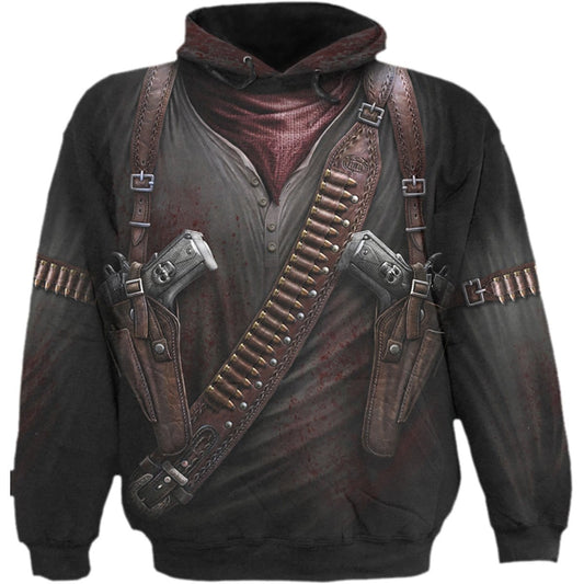 HOLSTER WRAP - Allover Hoody Black -  - Hoodies
