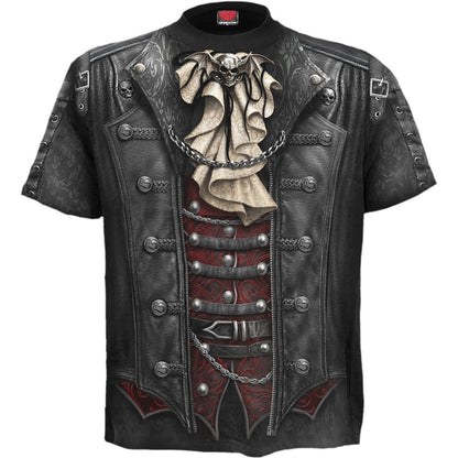 GOTH WRAP - Allover T-Shirt Black -  - T-Shirts