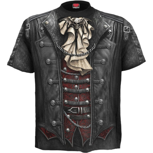 GOTH WRAP - Allover T-Shirt Black -  - T-Shirts
