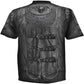 GOTH WRAP - Allover T-Shirt Black -  - T-Shirts