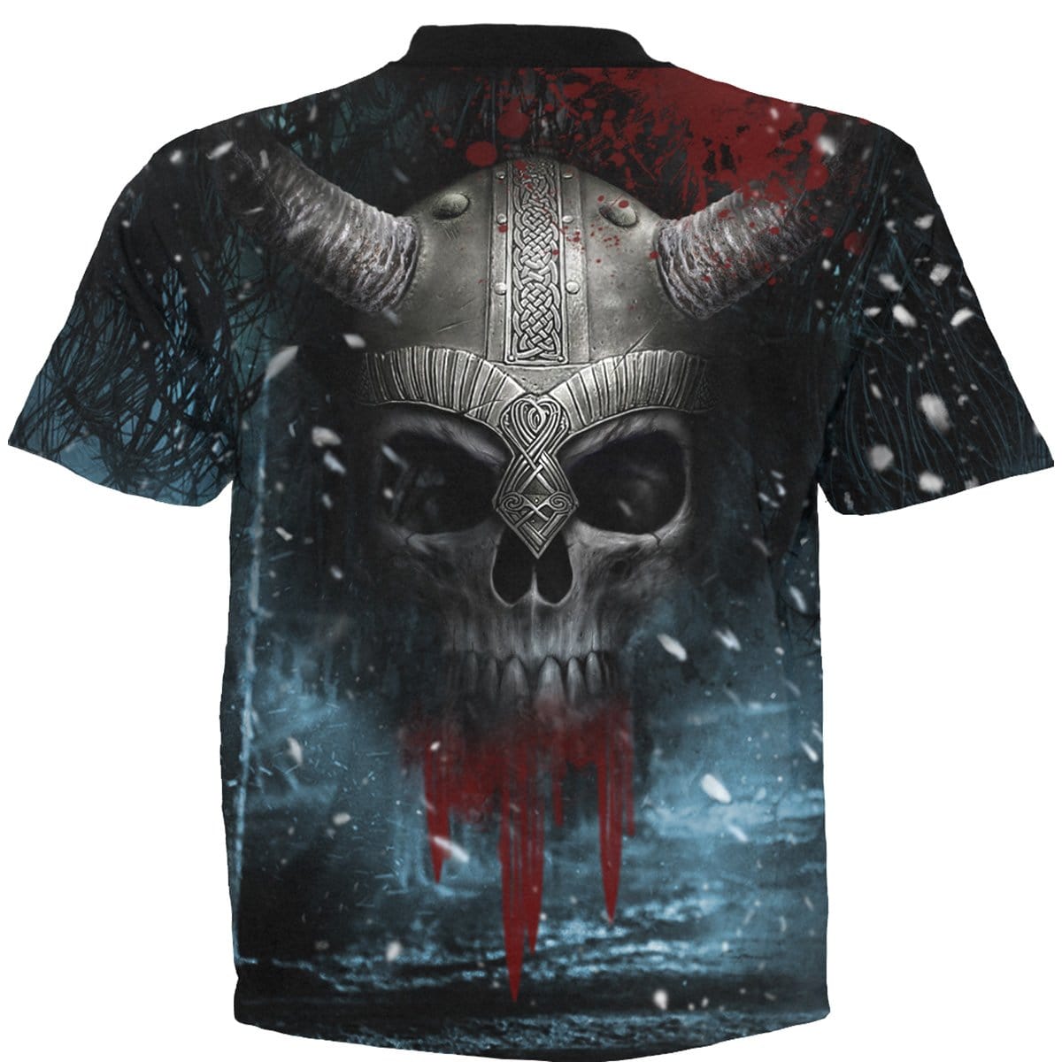 VIKING WRAP - Allover T-Shirt Black -  - T-Shirts