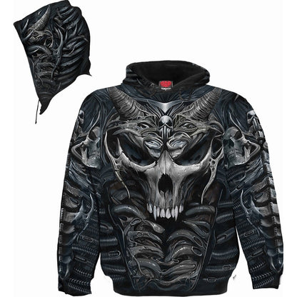 SKULL ARMOUR - Allover Hoody Black -  - Hoodies