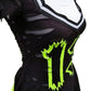 Trickz N Treatz Zombie Cheerleader Distressed Pleated Mini Skirt Set Goth XS