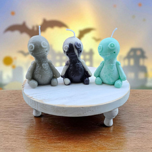 Handmade ✦ Voodoo Doll Candle ✦ Soy Wax Halloween Decor Spooky Collectible