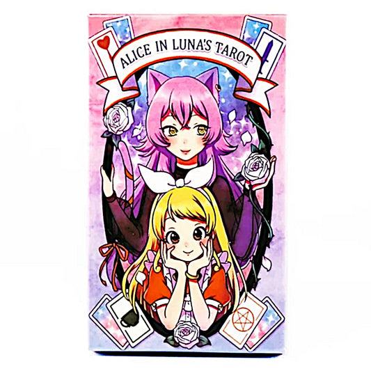 Alice in Luna's Tarot Deck | Bright Anime Design Divination Tool Tarot Cards - A Gothic Universe - Tarot Cards